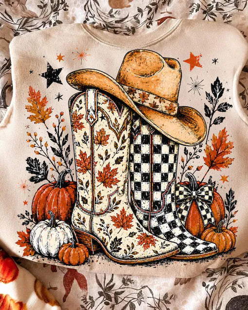 Fall Western Cowboy Boots