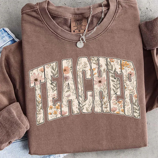 Neutral Floral Teacher