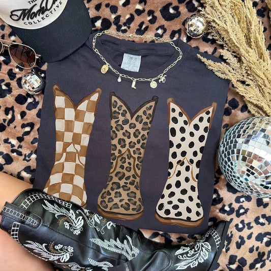 Brushstroke Cowboy Boots