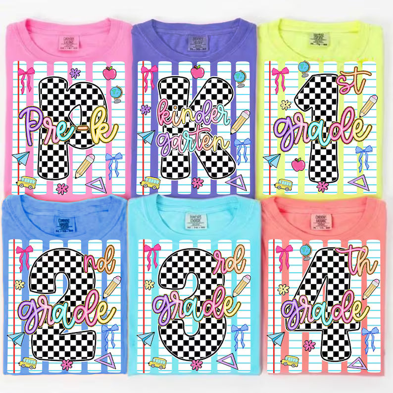 Checkered Preppy Back To School -KIDS