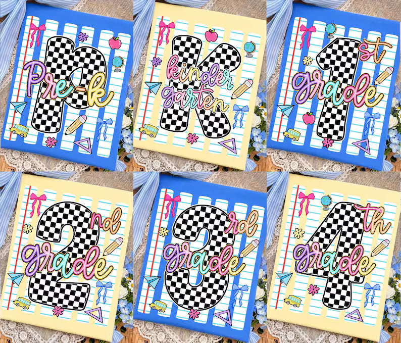Checkered Preppy Back To School -KIDS
