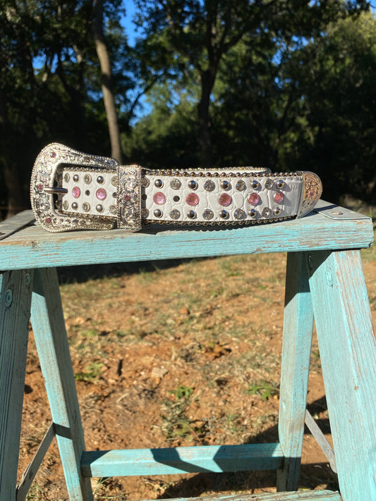 Pink Steerhead Belt -DS