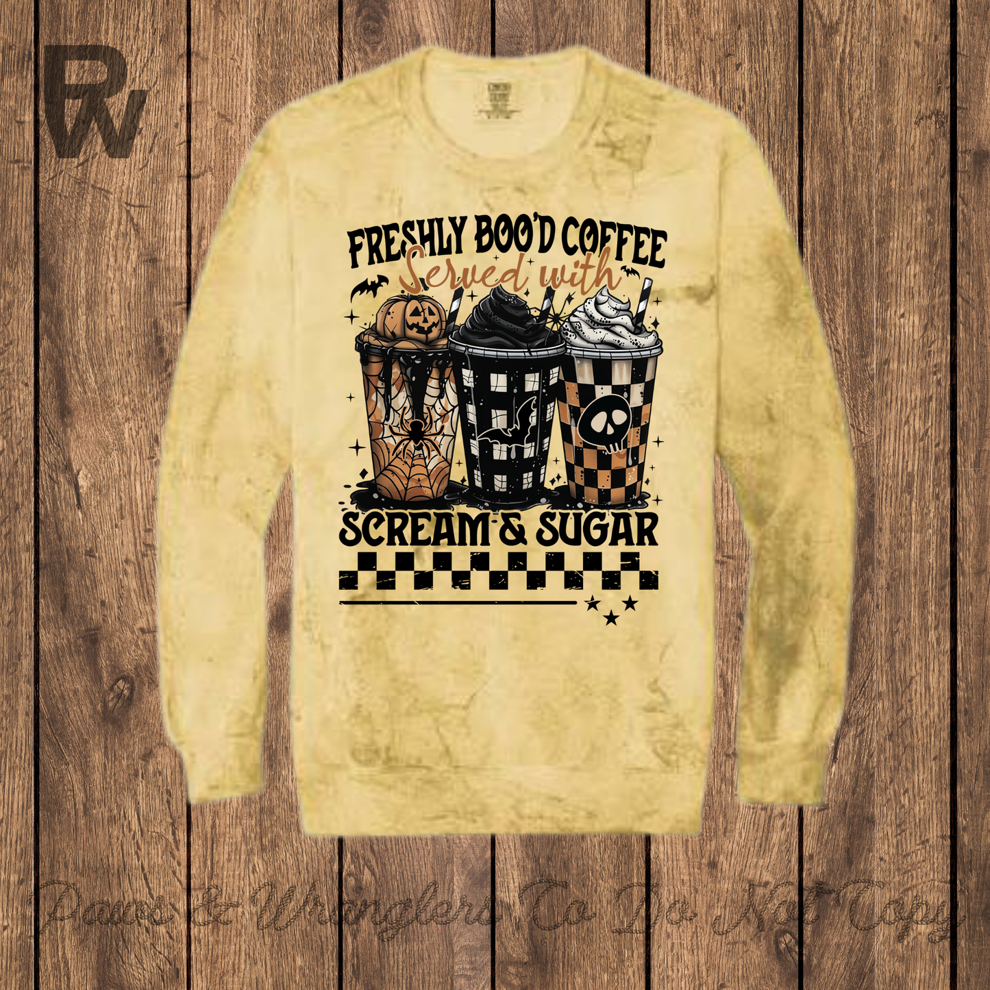Pick Your Print Comfort Colors Halloween Crewneck