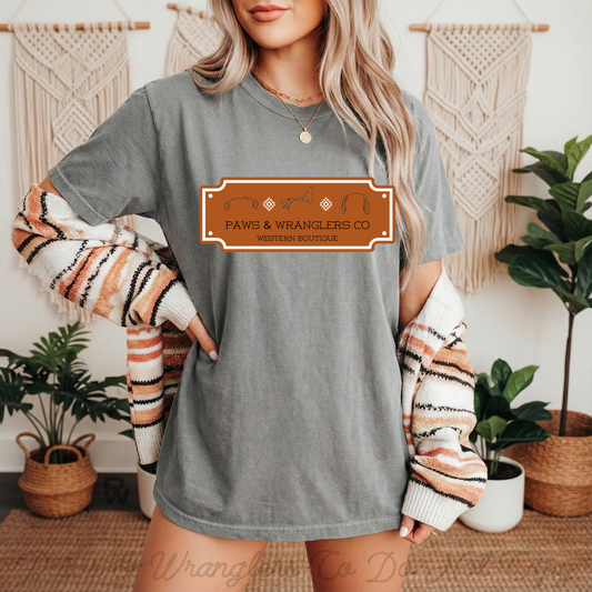 Paws & Wranglers Co Logo -KIDS