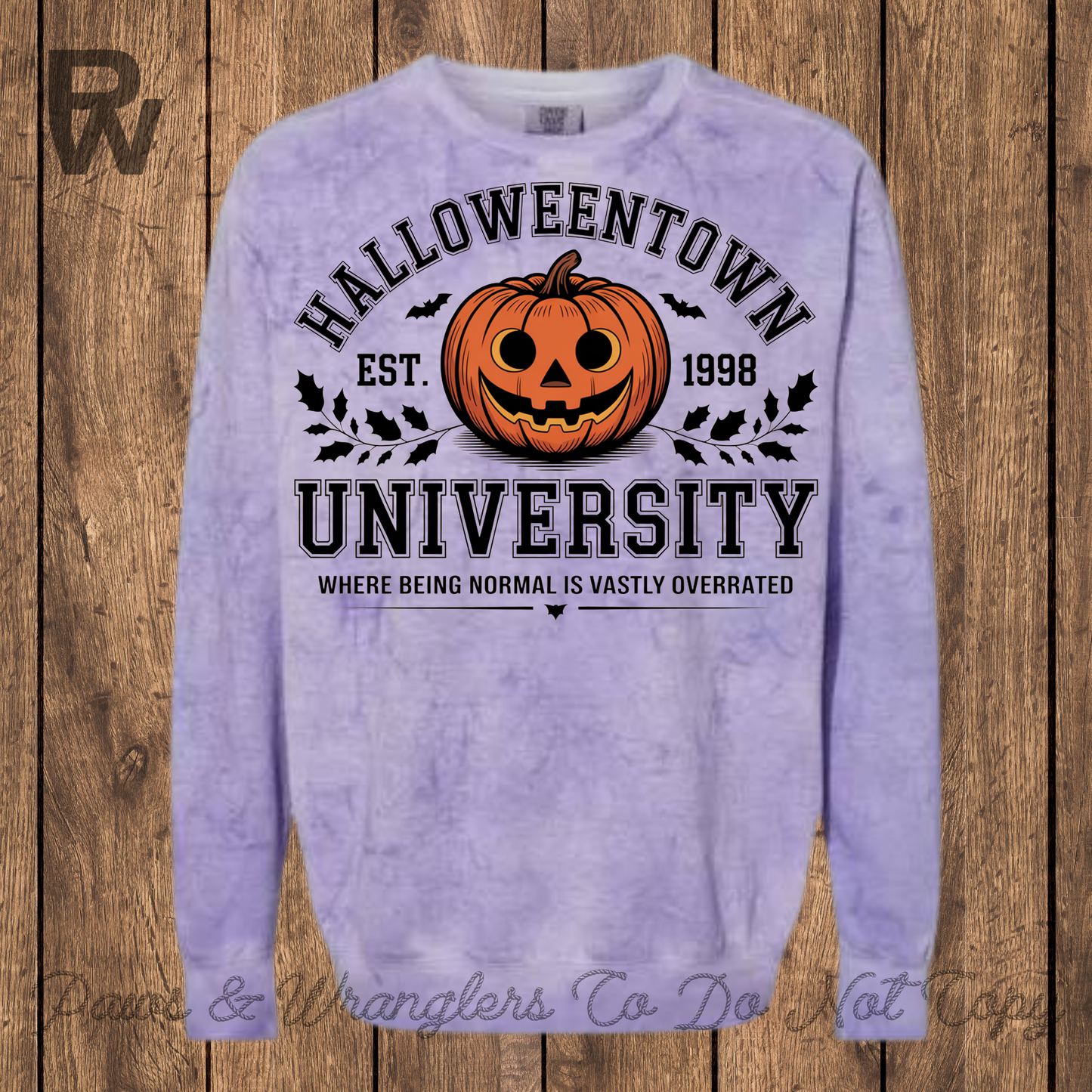 Pick Your Print Comfort Colors Halloween Crewneck