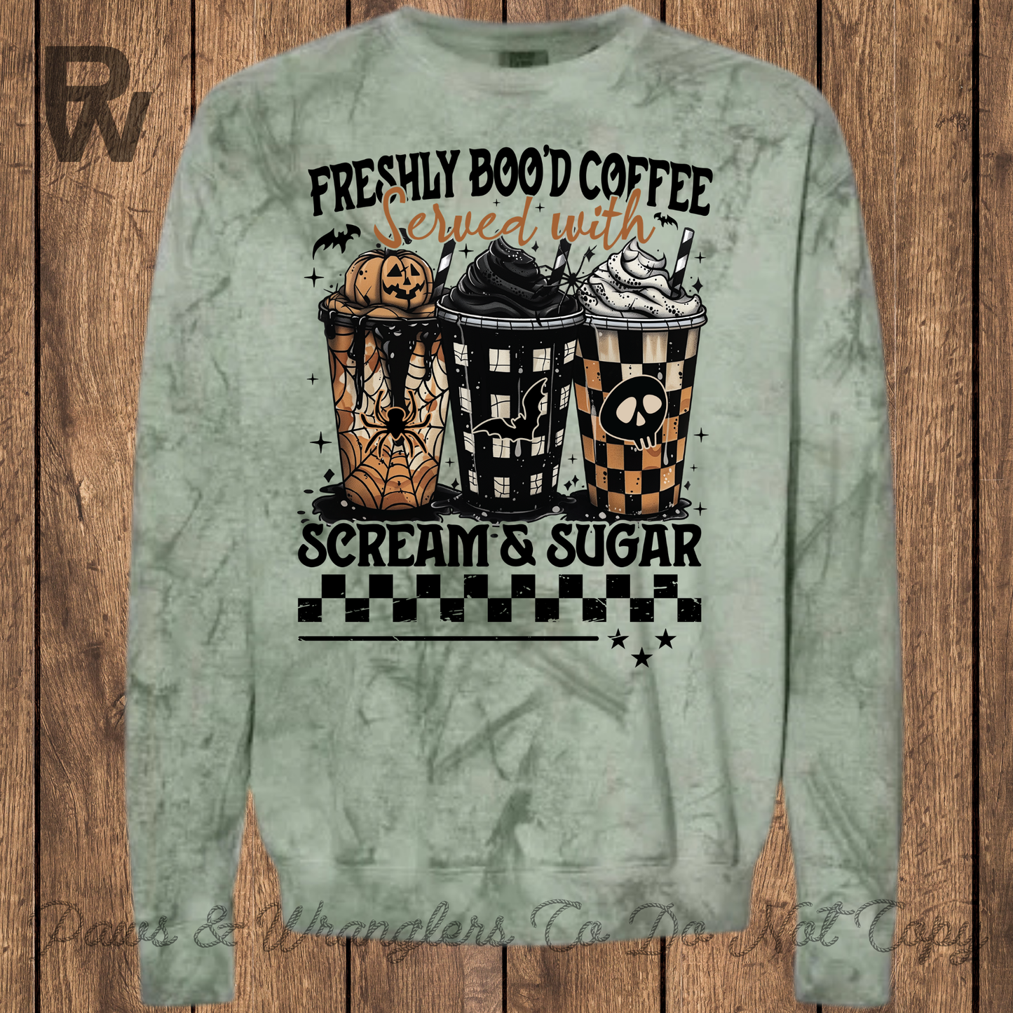 Pick Your Print Comfort Colors Halloween Crewneck