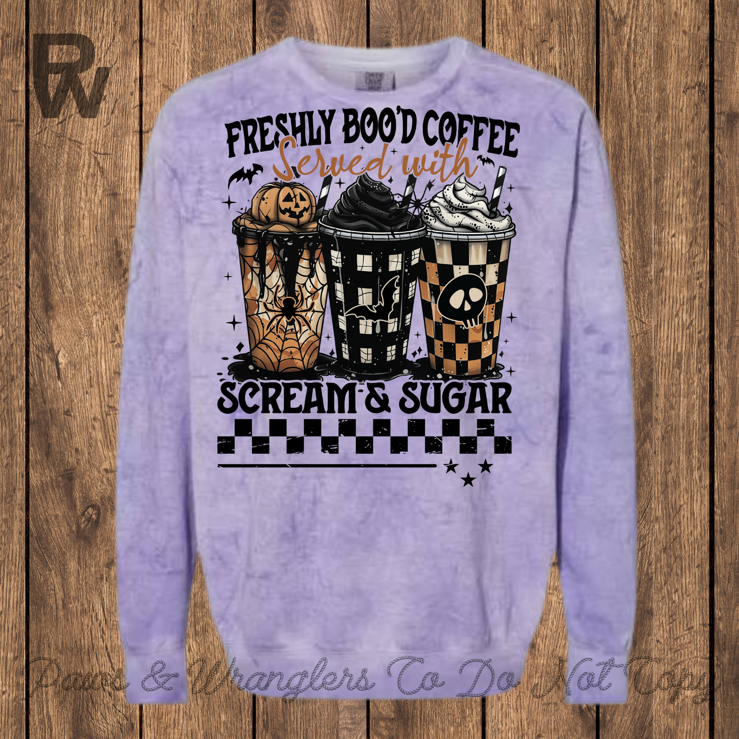 Pick Your Print Comfort Colors Halloween Crewneck