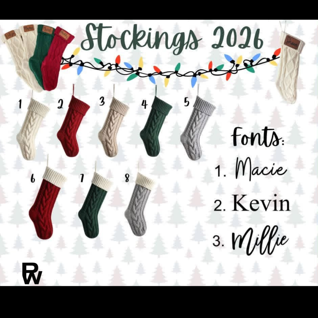 Christmas Stockings - PREORDER