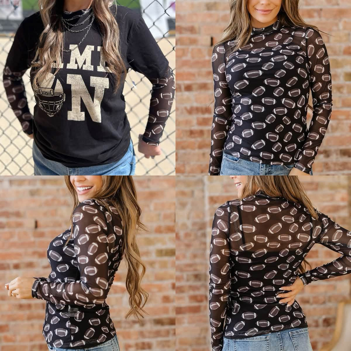 Football Mesh Tops - PREORDER